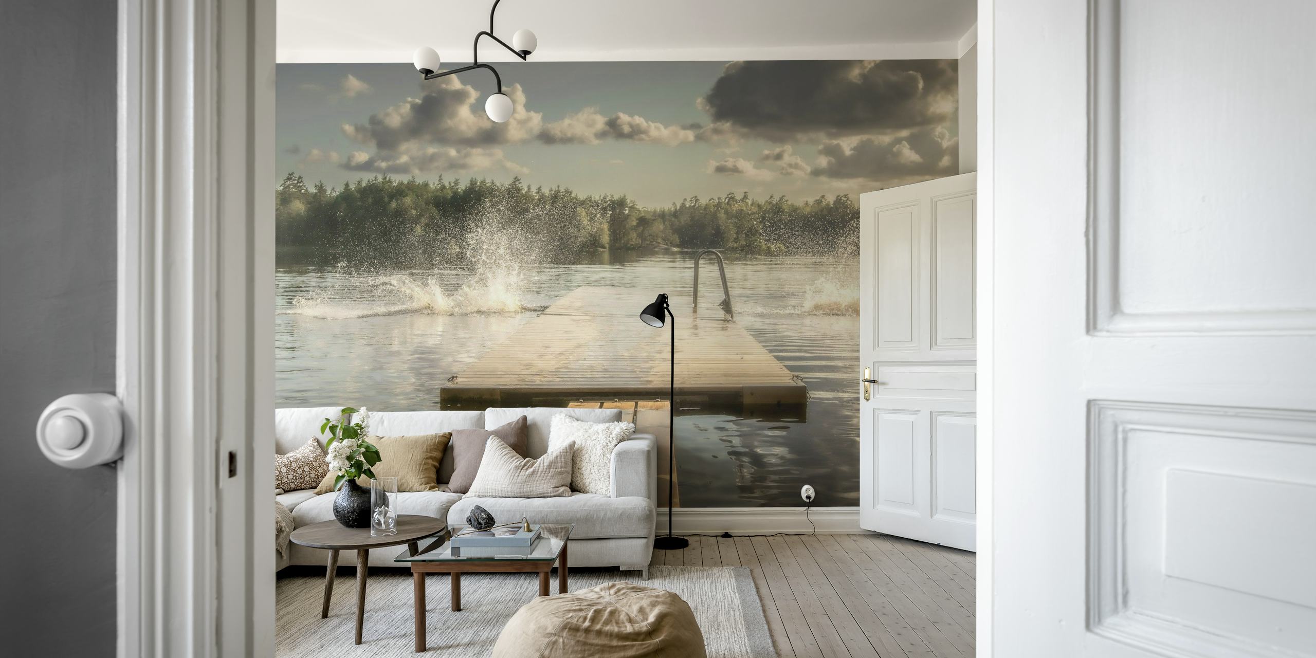 The Diving Board Wallpaper - Buy Online at Happywall