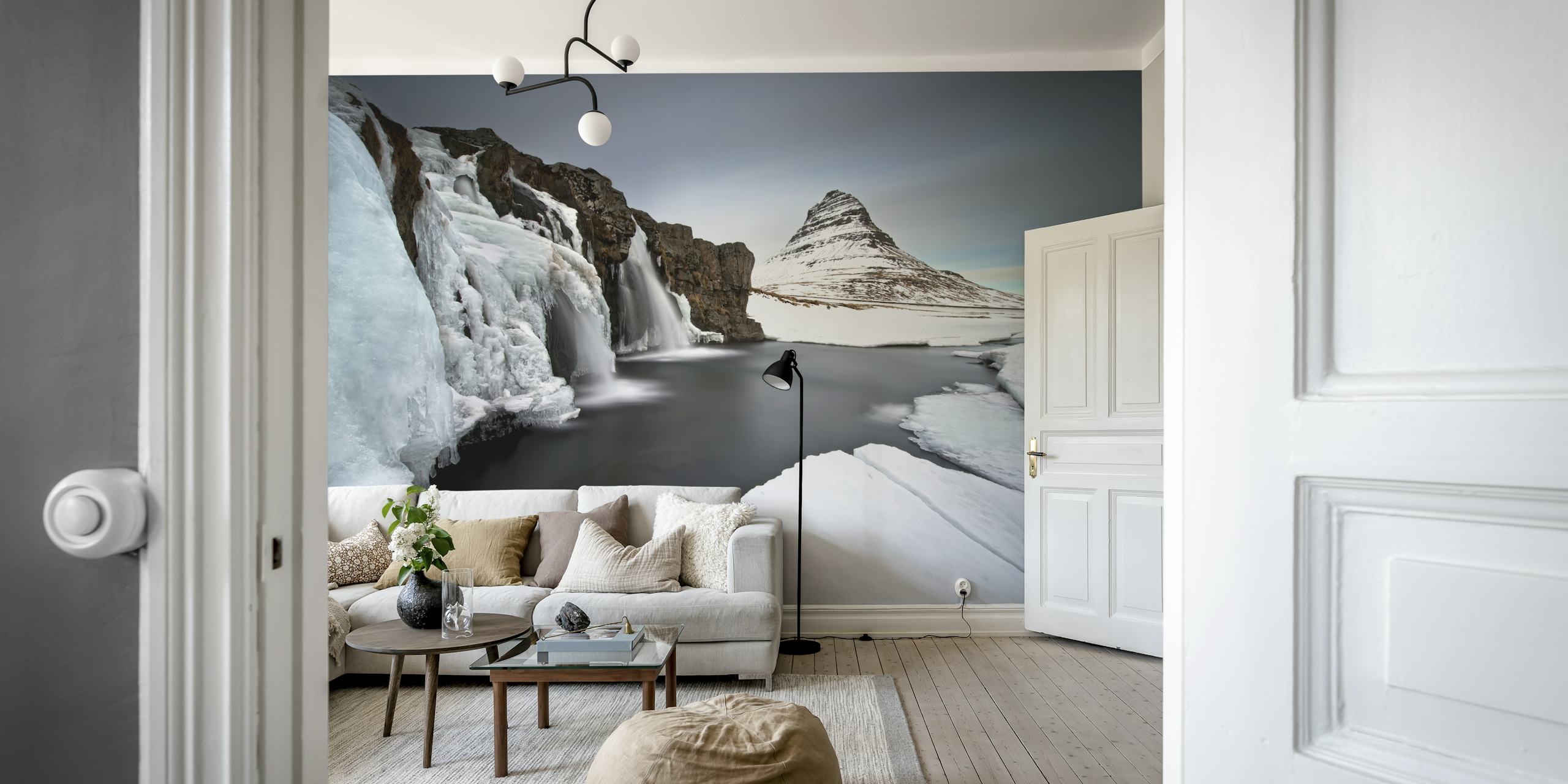 Grundarfjordur behang in een kamer