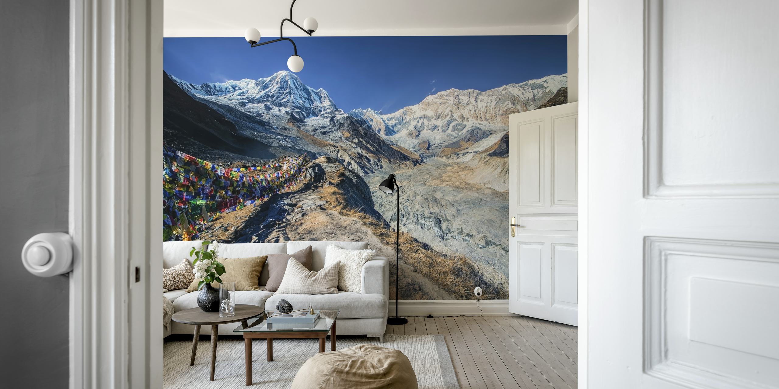 Annapurna tapeta u postavci sobe