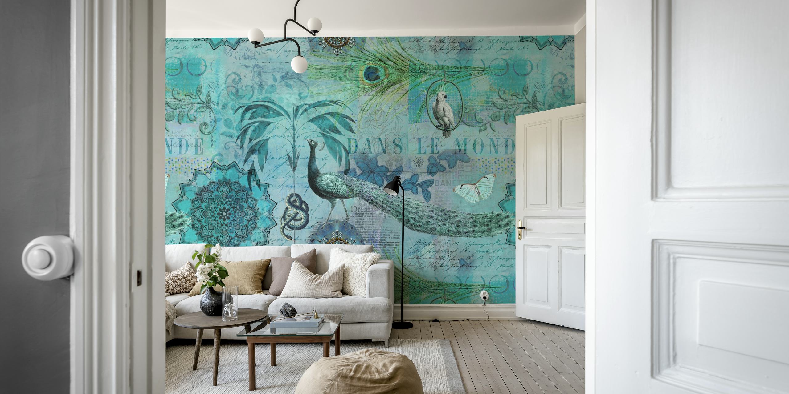 Birds Fantasy World tapetti huoneessa