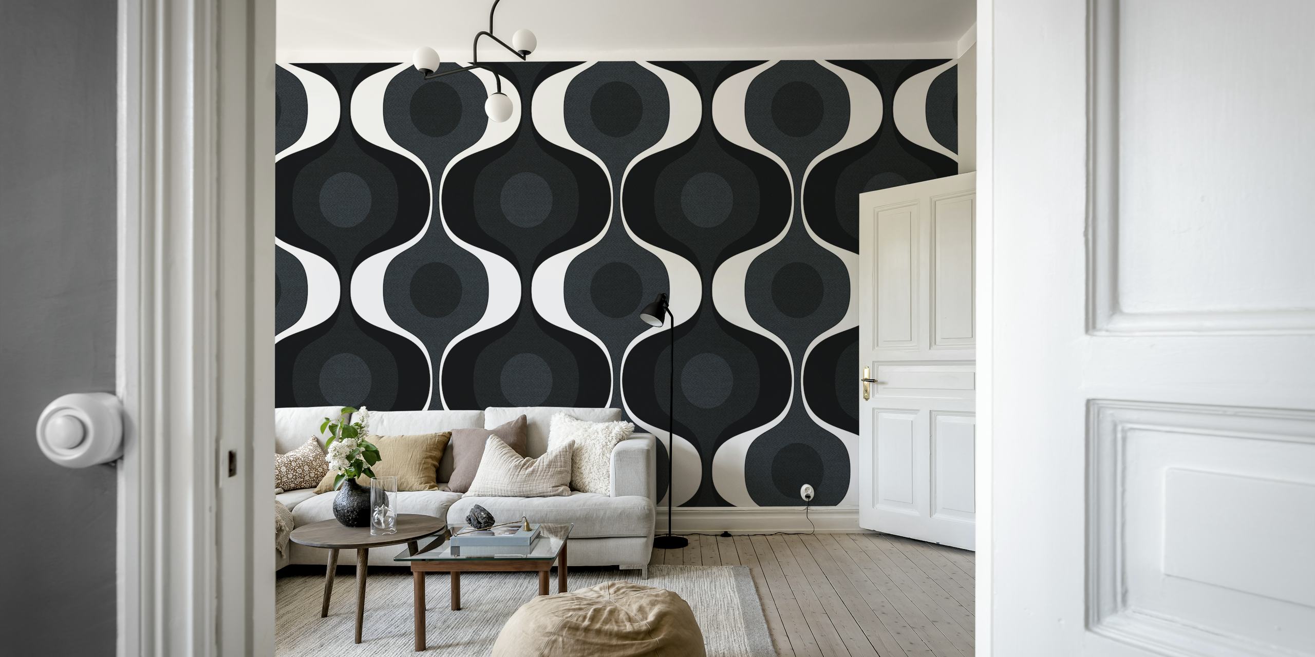 Retro 70s Luxury wallpaper design
