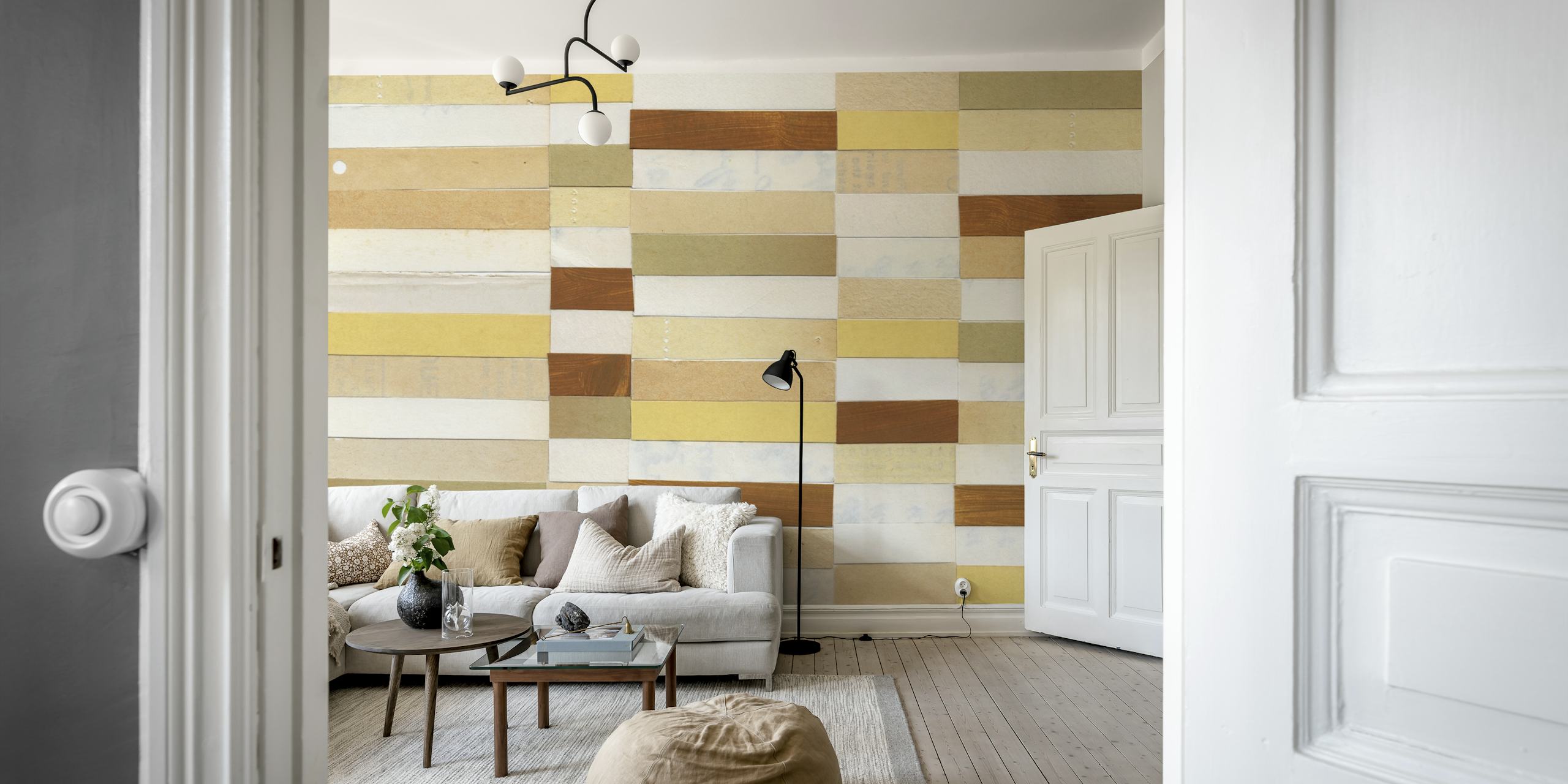 Paper Fortress wallpaper in a room