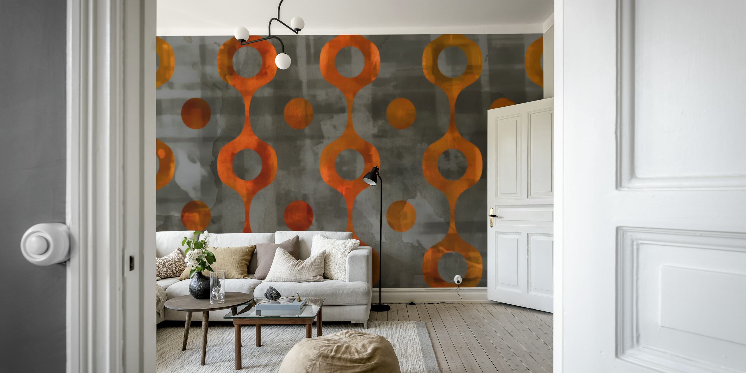 Funky Space Oddity Design in einem modernen Raum