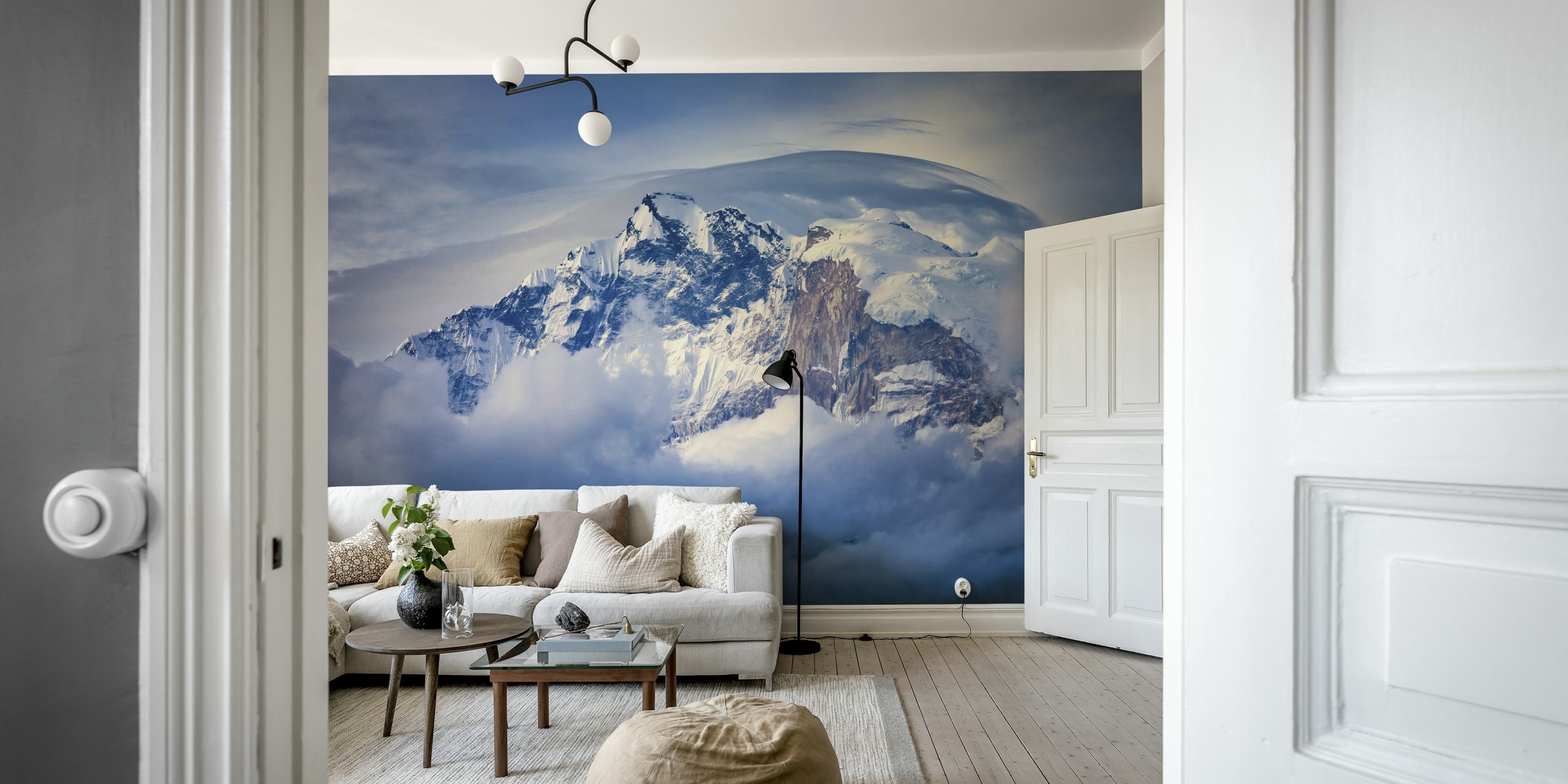 Annapurna Range wallpaper in a room