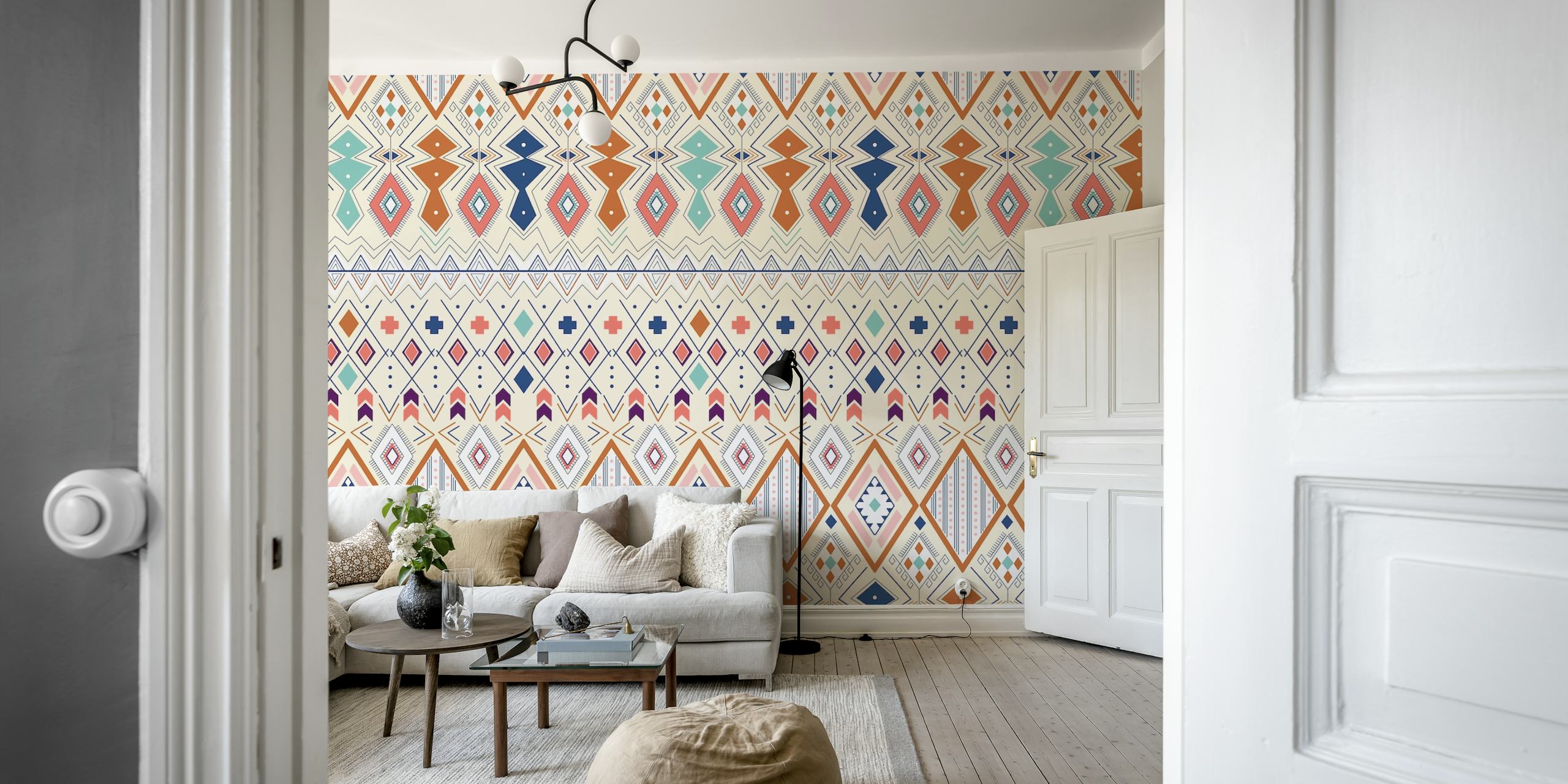 Nomad Dreams-2 tapetdesign i et rom