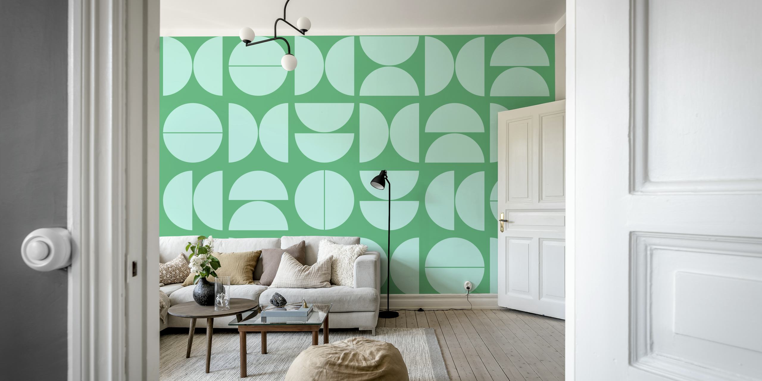 Fresh Mid-Century Modern dizajn tapeta