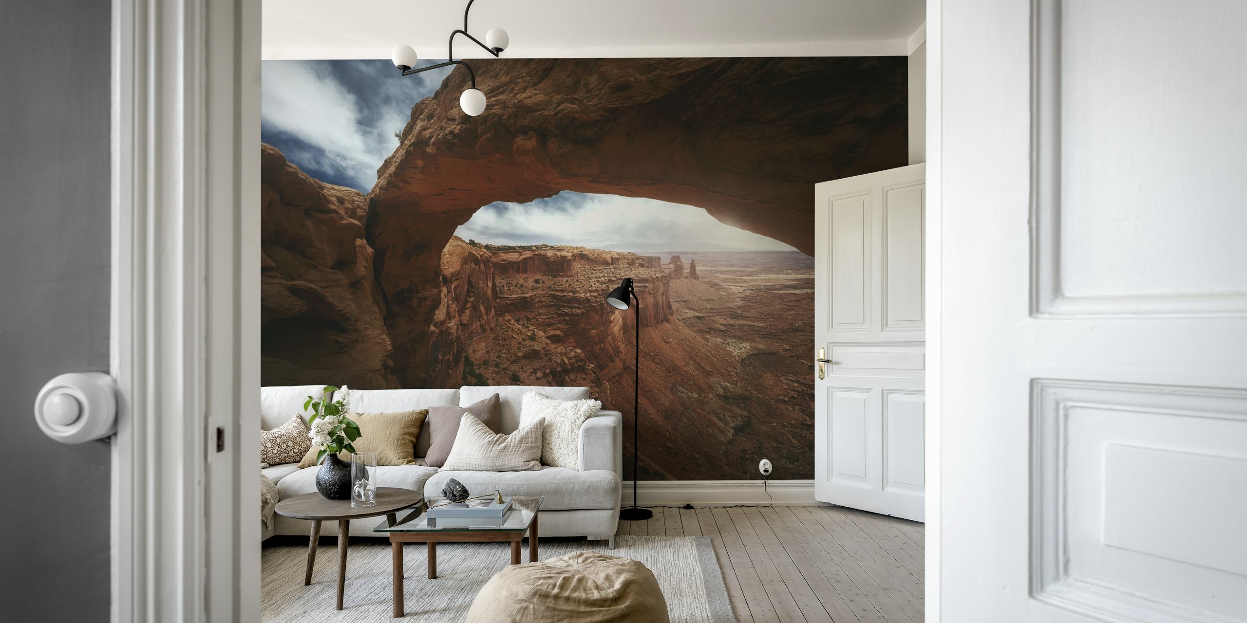 Mesa Arch wallpaper in a room setting