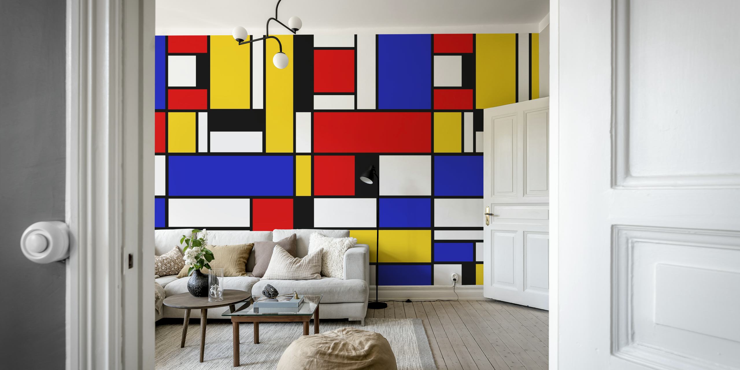 Bauhaus Classic tapet i ett modernt rum