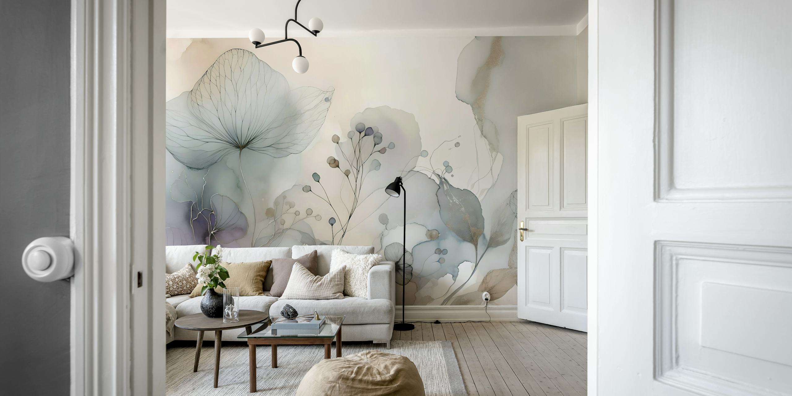 Serenity Blossom Dream wallpaper in a room