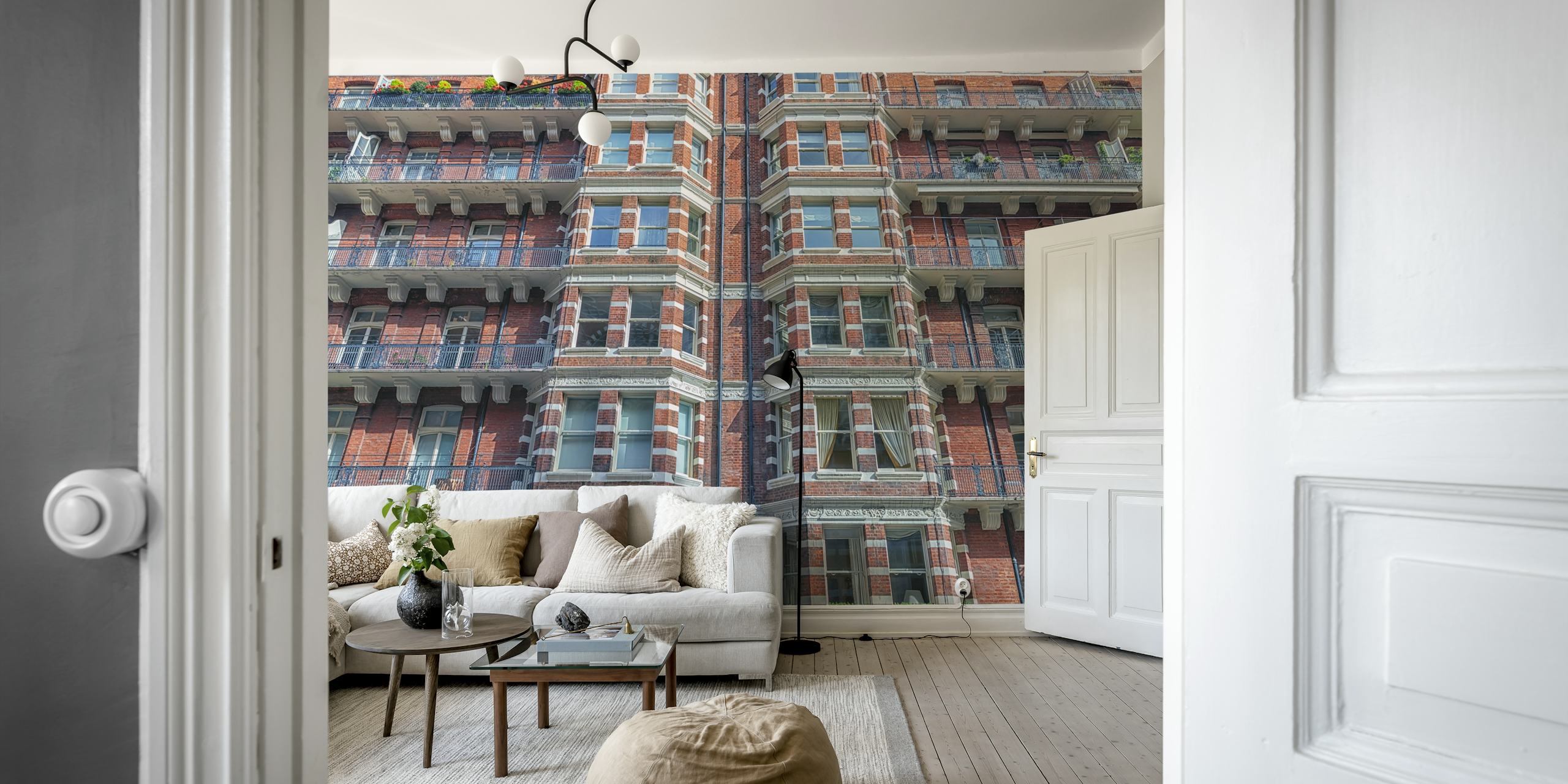London facade tapet i et rum