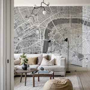 Gray vintage London map