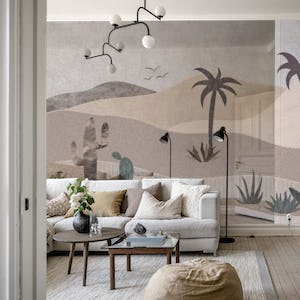 Abstract Desert Landscape Collage Art