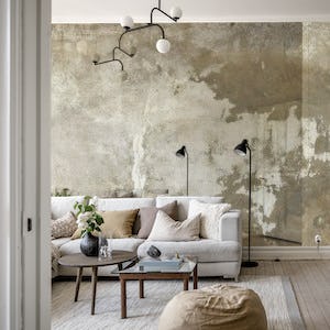 Plastered wall