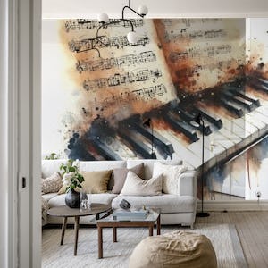 Melodic Harmony Captured in Artistic Strokes
