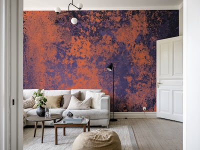 Concrete texture in orange purple