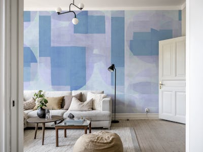 Blue Abstract Mosaic