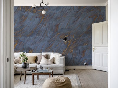 Indigo Gold Elegance