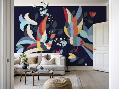 Vibrant Love Birds