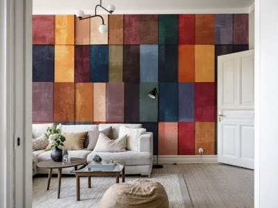 Rustic Colorful Grid