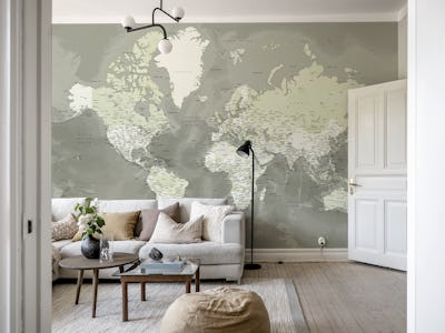 Detailed world map Faolan