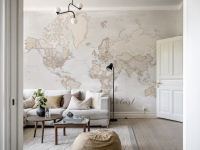 Wanderlust world map LucilleHD