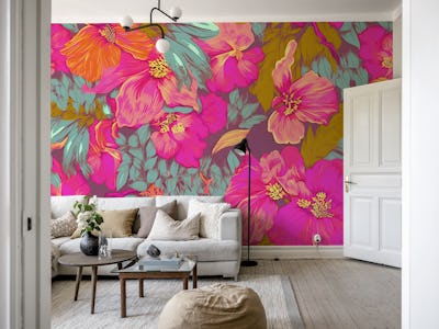 Fluo Pink Flowers