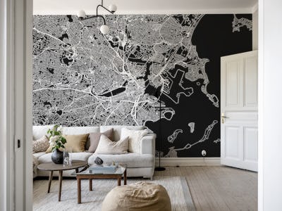 Boston Black Map