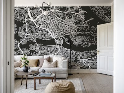 Stockholm map design