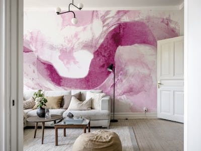 Bordeaux Magenta Splash