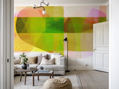Neon Bauhaus Mosaic