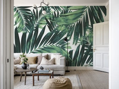 Palm Leaves Pattern Love 1