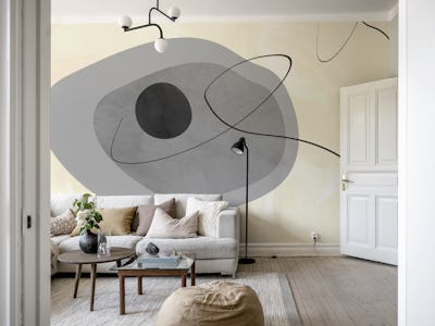 Mid Century Bauhaus Organic Abstract
