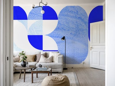 Mid Century Modern Bauhaus Cutout Geo