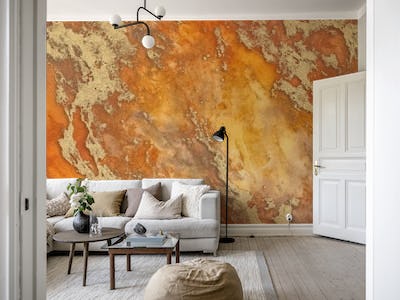 Mineral Marble Texture Amber Gold