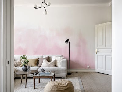 Pink watercolor Gradient Wallpaper