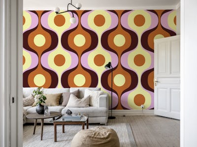 Vivid Vintage Abstract Geo