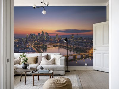 Frankfurt Skyline at sunset