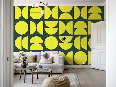 Modern Neon Mid-Century Contemporary Geometry