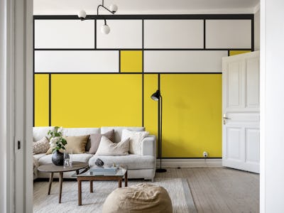 Bauhaus Yellow White Black