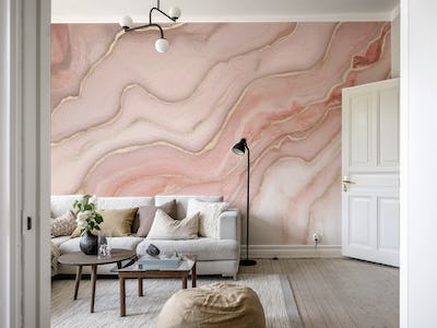 Magnificent Marble De Luxe Blush Pink