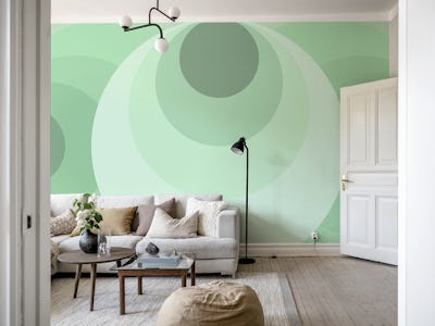Mint Orbitals Chic Deco
