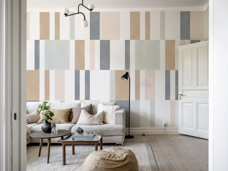 Muted Pastel Tiles One