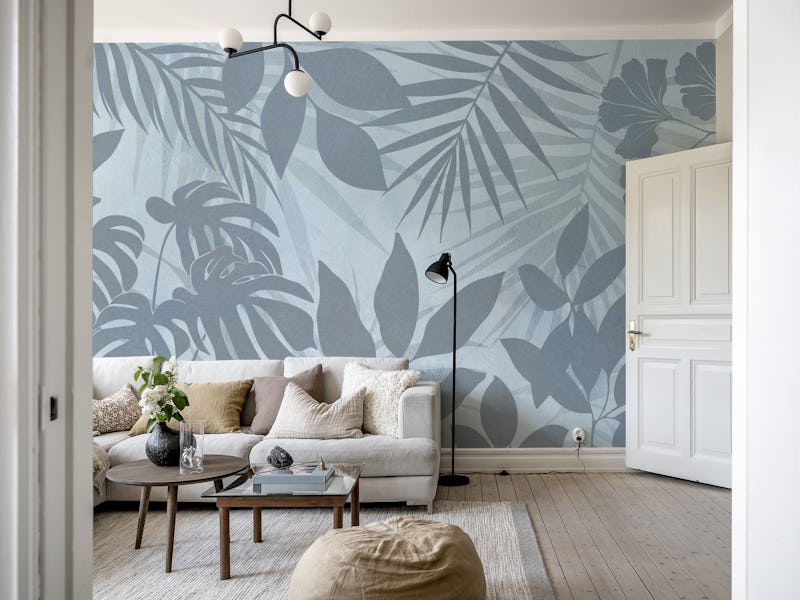 Calm Tropical Escape Leaf Serenity