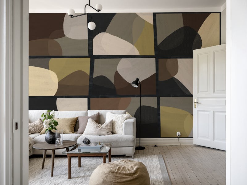 Geometric Stone wall