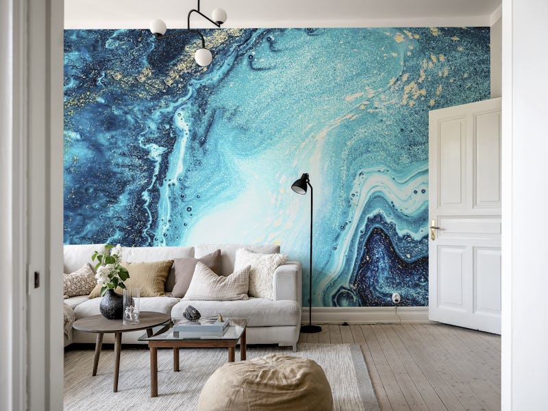 Blue marble ocean