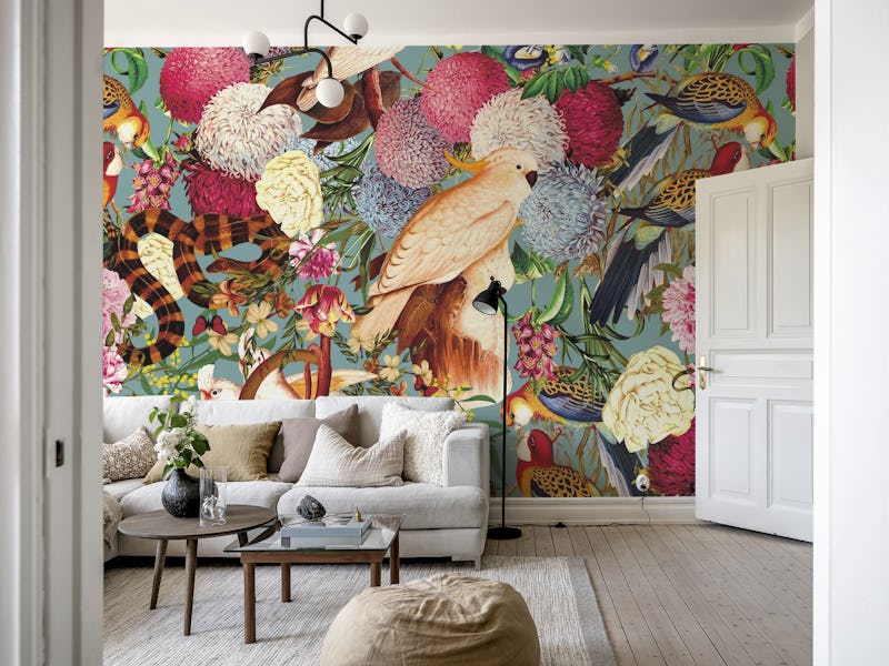 Floral and Animals pattern