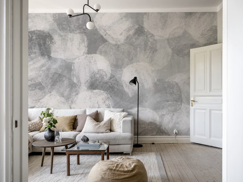 Grey Thick Strokes Pattern