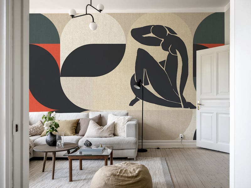 French Mid-Century Linen