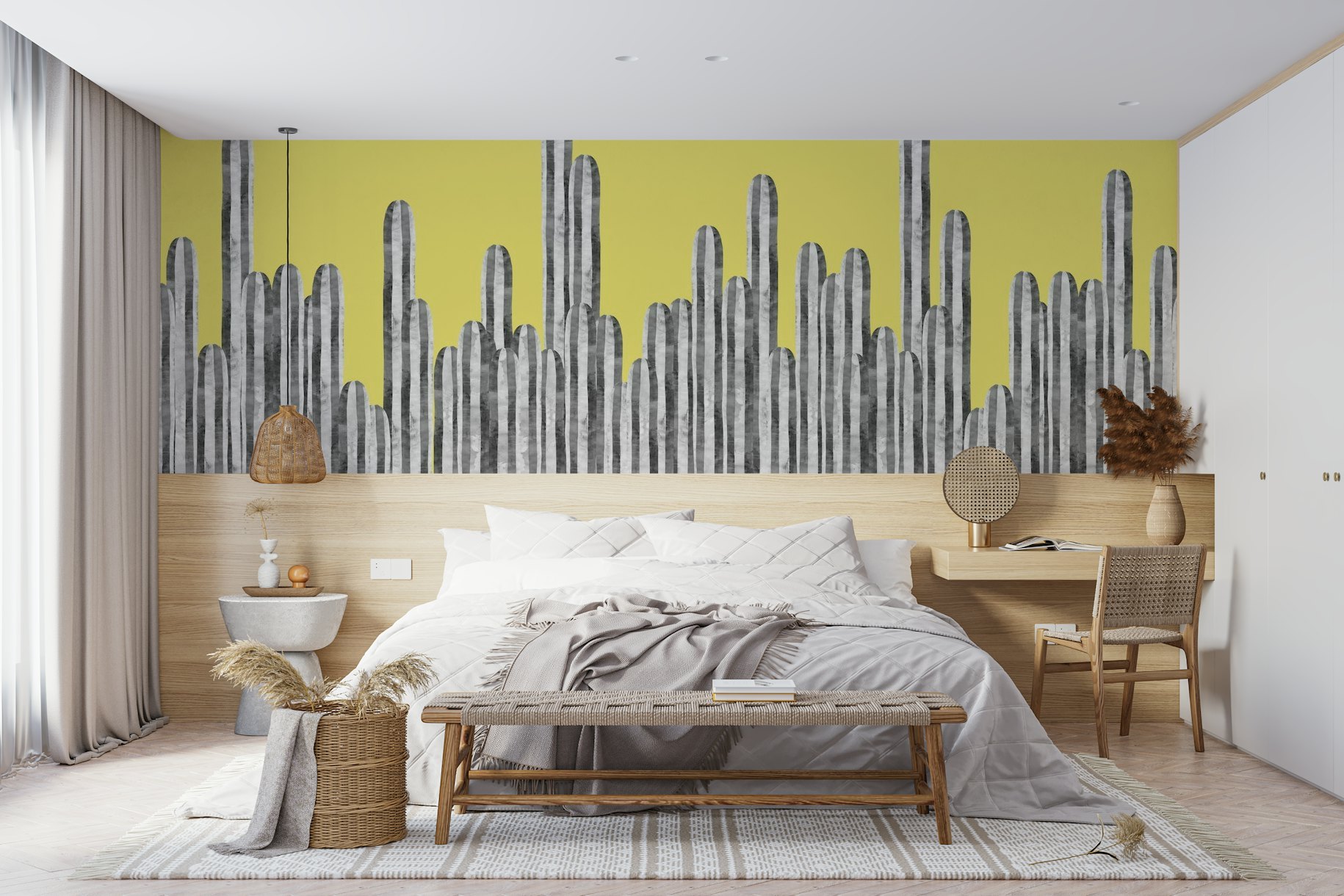 Cactus landscape I wallpaper
