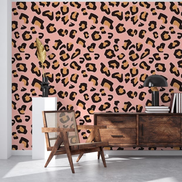 brown cheetah print wallpaper